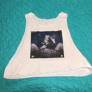 Cardi B Muscle Crop Top